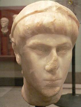 Constans Roman Emperor reigned  337-350 CE      Musee du Louvre Ma 1021 Cp 6399     Campana Collection